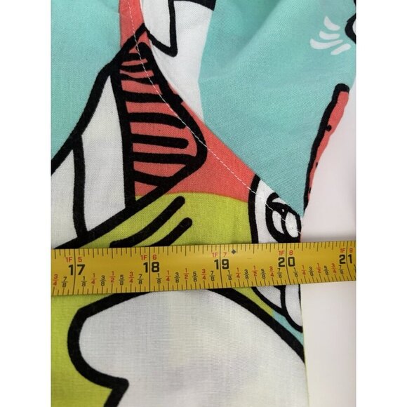 Reason Brand Button Up Shirt Men's Size M/L Camp Colorful Lightweight - Picture 7 of 12